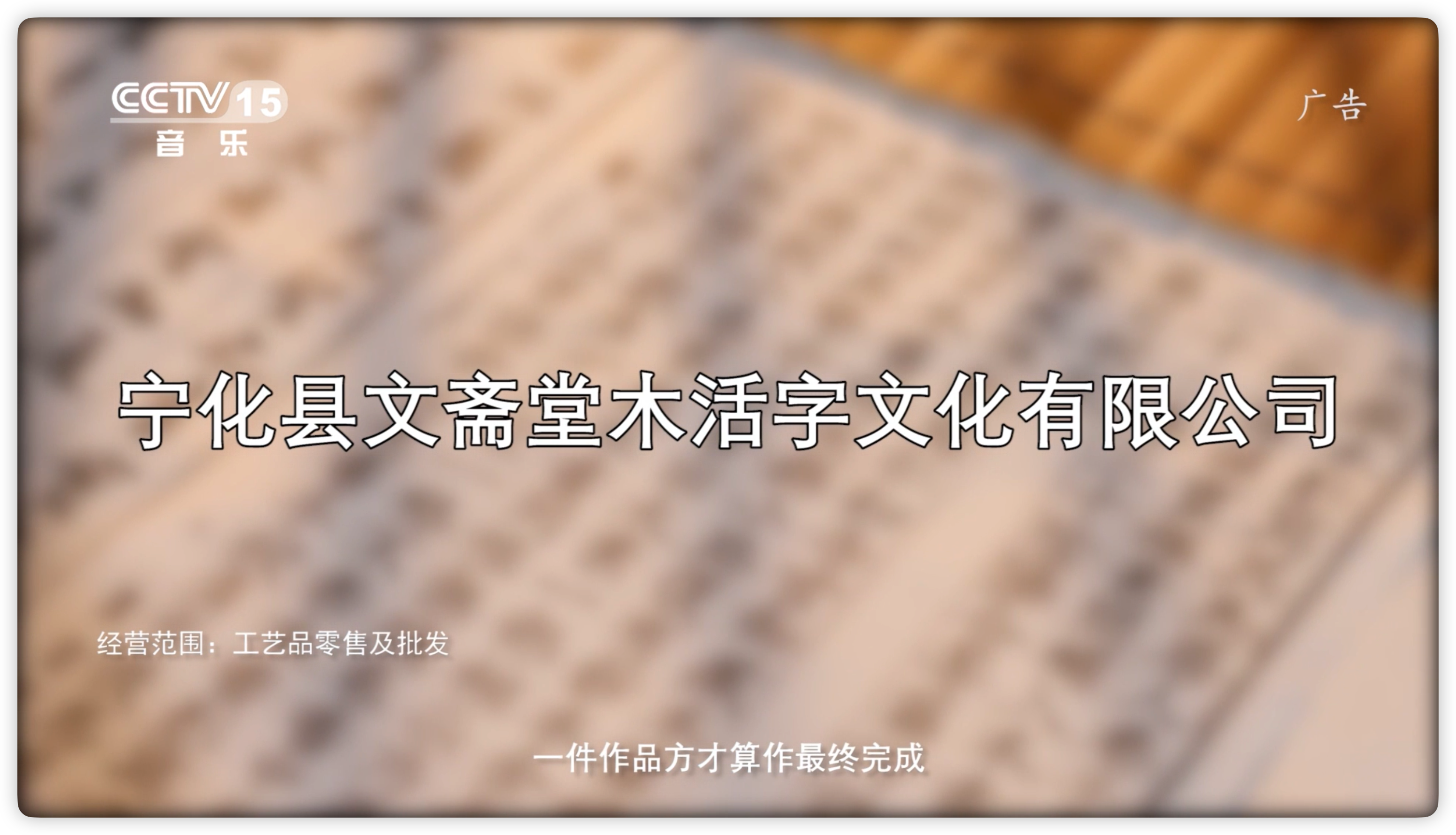 节目回顾《非遗木活字印刷》